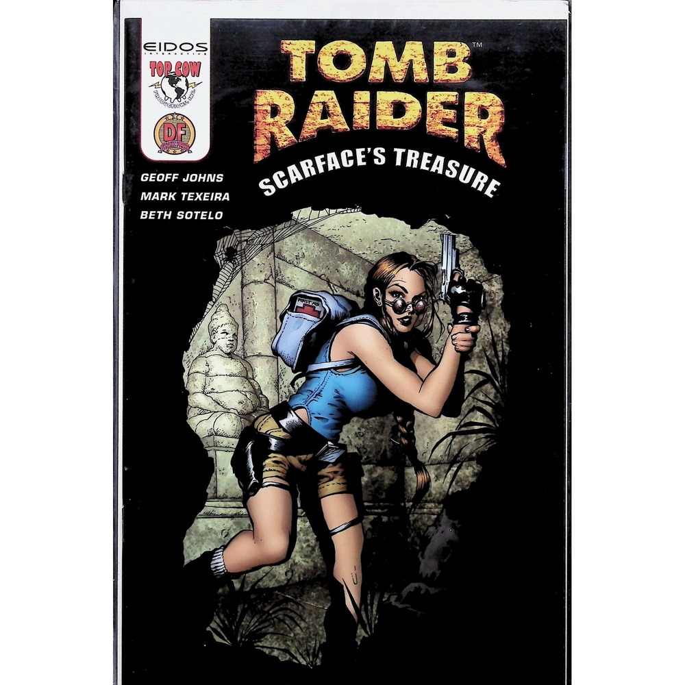 Tomb Raider Scarface's Treasure #1 DF Exclusive Cover B Geoff Johns w/ COA